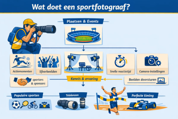 Wat doet een sportfotograaf